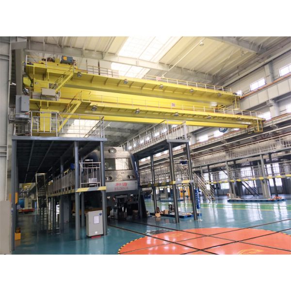 15T Span 17M Hoist Type Double Beam Bridge Crane For Workshop