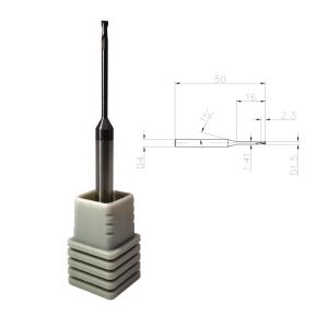 Wholesale 55HRC 2 Flute 30 Helix Solid Carbide Endmill for Hard Steel from china suppliers