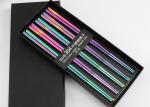 Japanese / Korean Stainless Steel Chopsticks ,High End Reusable Metal Chopsticks