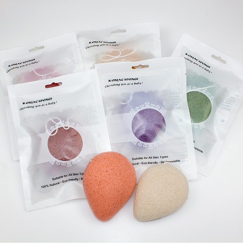 100% Natural Facial Konjac Sponge Non Toxic Sustainable