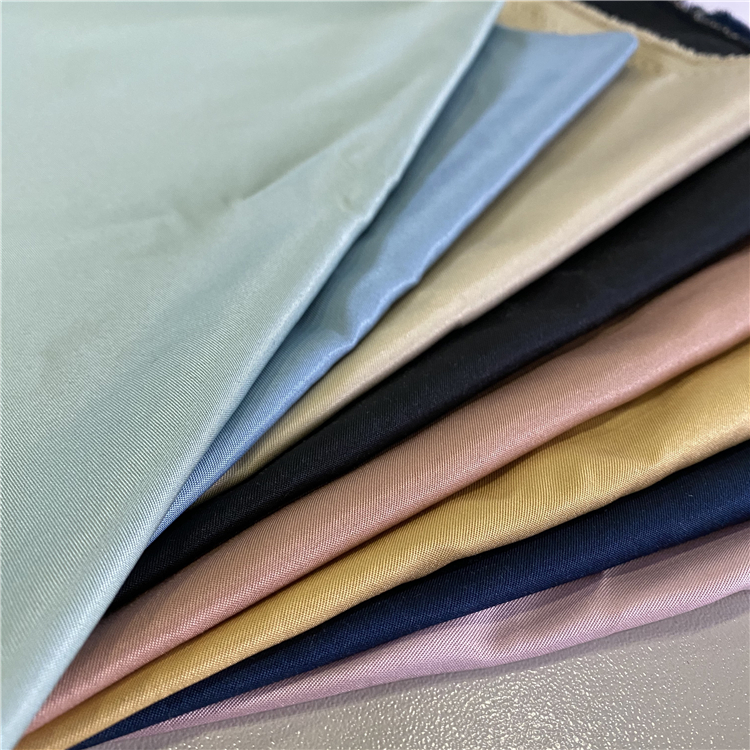 Polyester Microfiber Peach Skin Anti Bacterial Fabric For Beach Pants Summer Trousers