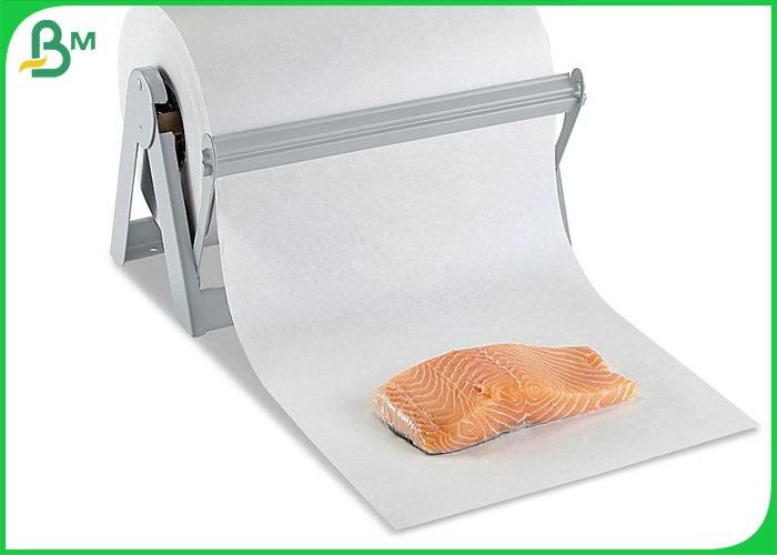 100% Natural Pulp 70gsm + 10g PE Coated White Butcher Paper For Wrapping Meat