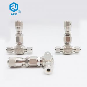 China High Precision Stainless Steel Metering Valve 1/8 In-1/2 In on sale