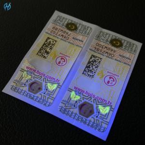 Wholesale Anti-counterfeit Tax Stamp Duty with Invisible UV Surface Finishing from china suppliers