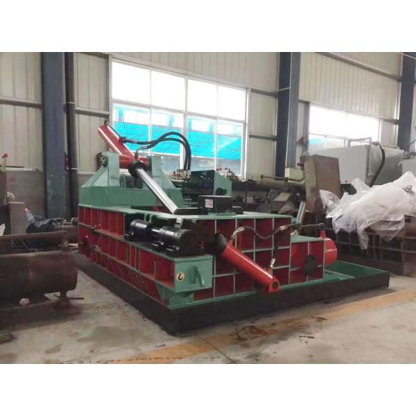 Industry Recycling Press Machine 1250 KN Scrap Aluminum Baler Customized Bale Size