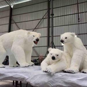 Wholesale Theme Parks Authentic Animatronic Polar Bear With Voice And Animal Sounds from china suppliers