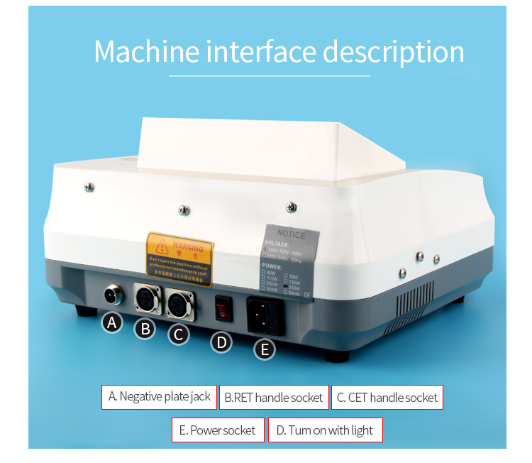 CET Rf Radio Frequency Machines For Estheticians Device Painless Face Care