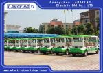 11 Persons Village Electric Shuttle Car 72V / 5KW AC Motor Range For 100km