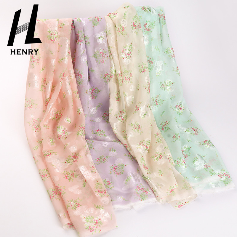 Textile Soft Floral Chiffon Printed Fabric For Garment Light Weight