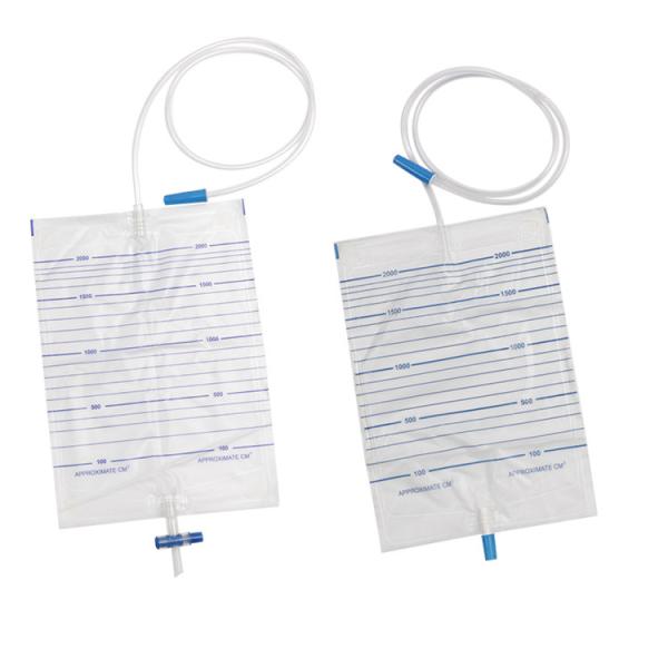 Sterile Disposable Urine Bags 2200ml Urine Drainage Bag For Incontinence