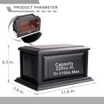 Wood Urn, Professional Wooden Urns For Human Ashes Adult,Burial-Cremation Urns