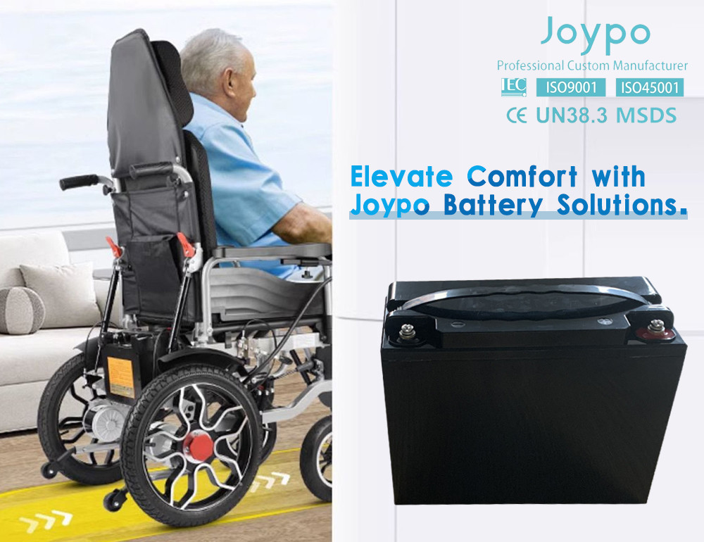 Power Wheelchair 30Ah 12V Rechargeable Lithium Battery Pack With Bluetooth