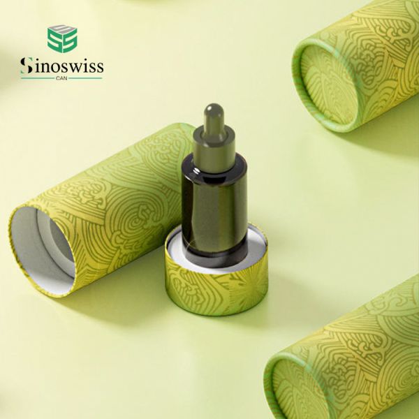 Food Safe Paper Tubes Packaging High Strength Custom Printed Paper Canister Packaging
