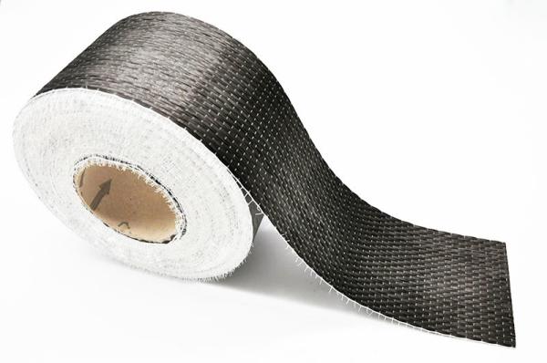 Prestressed Carbon Fiber Strips , Crack Repair Strip Abrasion Resistant