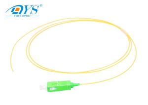 Wholesale SC APC G657A1 Fiber Optic Patch Cord 0.9mm Fiber Optics Pigtail 1 Meter from china suppliers