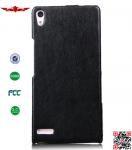 Hot Selling 100% Qualify Brand New PU Flip Leather Cover Case For Huawei Ascend
