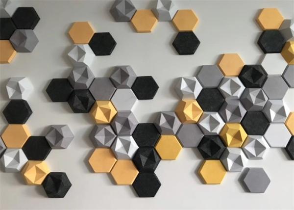 Decorative Sound Dampening Hexagonal Acoustic Panels 3d Music Studio 600mm *