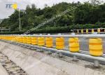 Traffic Plastic Spiral Staircase Guardrail Roller Safety Barrier Pliable