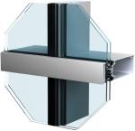 High End Unitized Curtain Wall System , Exterior Curtain Wall Not Affected