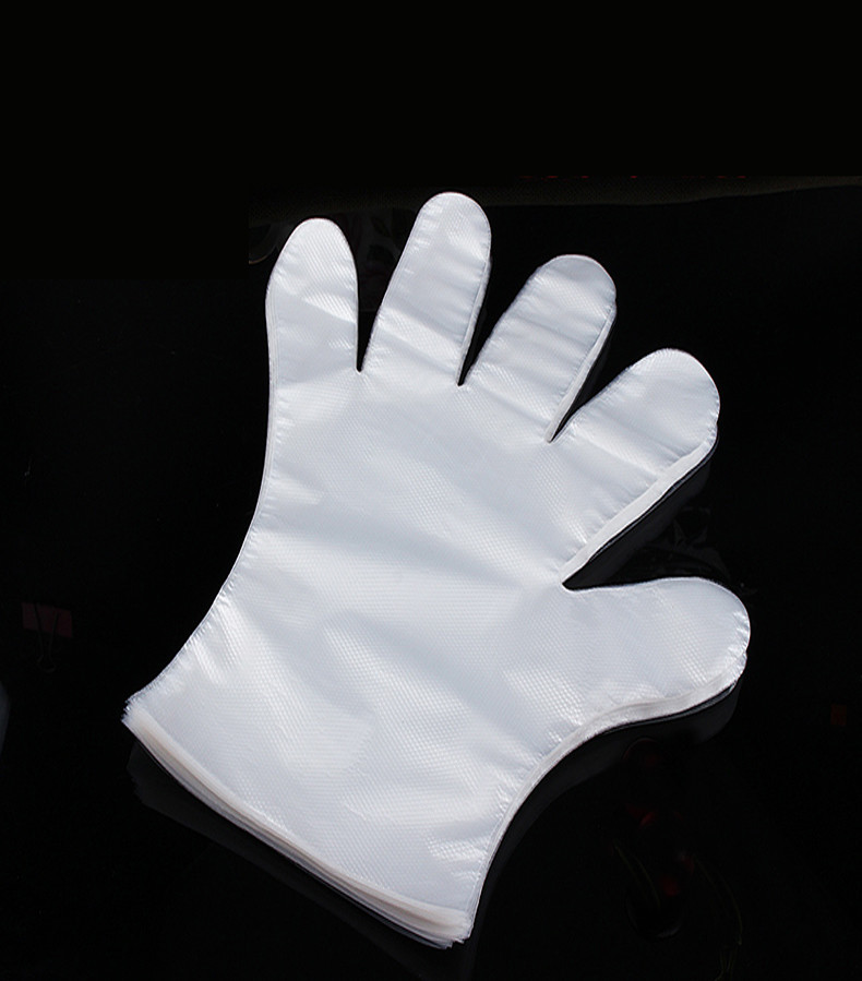 Non Sterile Polyethylene Disposable Gloves Disposable PE Gloves For Food