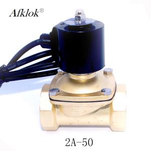 Wholesale Brass Normally Closed 2 inch Underwater Solenoid Valve 12V 24V from china suppliers