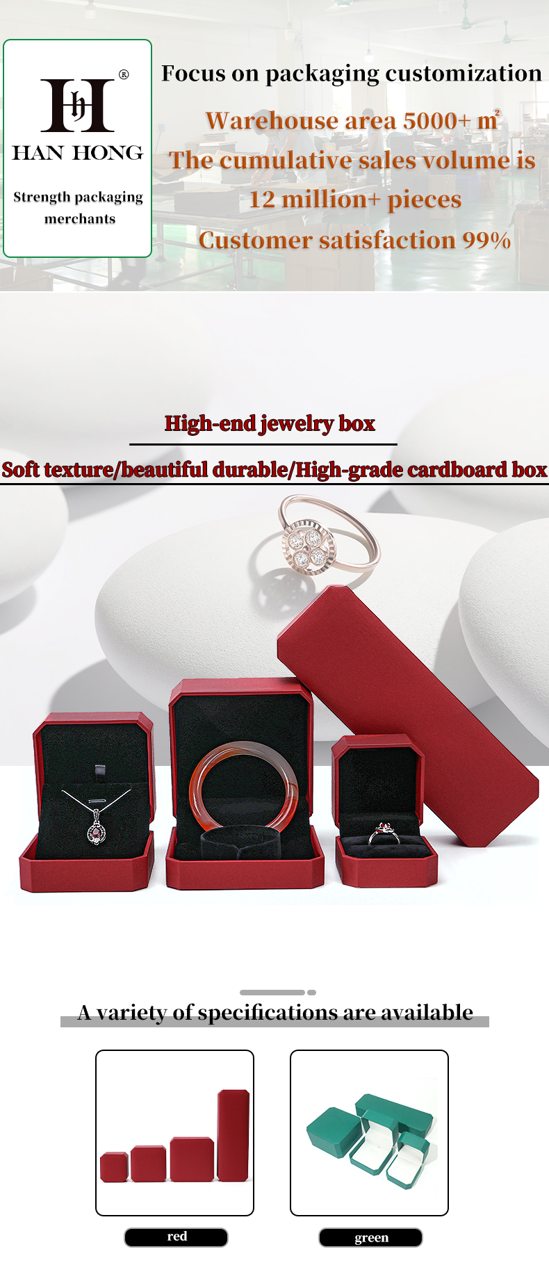Customized Size Jewelry Package Octagonal Filled Paper Box for Supply