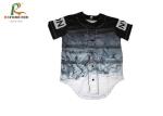 Blank Custom Team Sportswear Gradient T Shirt Uniforms For Baseball Team