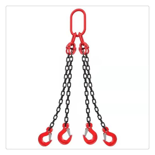 2t Working Loadlimit Crane with G80 Chain Sling Hook and Adjustable Hanging Spreader