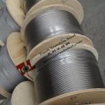 Stainless Steel Wire Rope 316 A4 1.4401 7x7 6mm 144kg per 1000m GBT9944-2015
