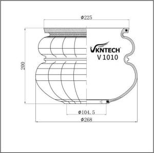 Wholesale J08C 49710-1381 Suspension Air Bag For Cabin HINO 49711-1010 from china suppliers