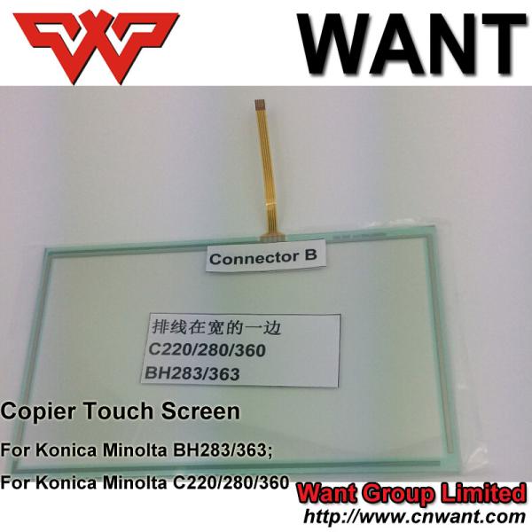 Touch Screen For Konica Minolta Bizhub C280 C220 C360 Copier,For Konica C220 C280 C360 LCD Panel,Touch Screen Parts