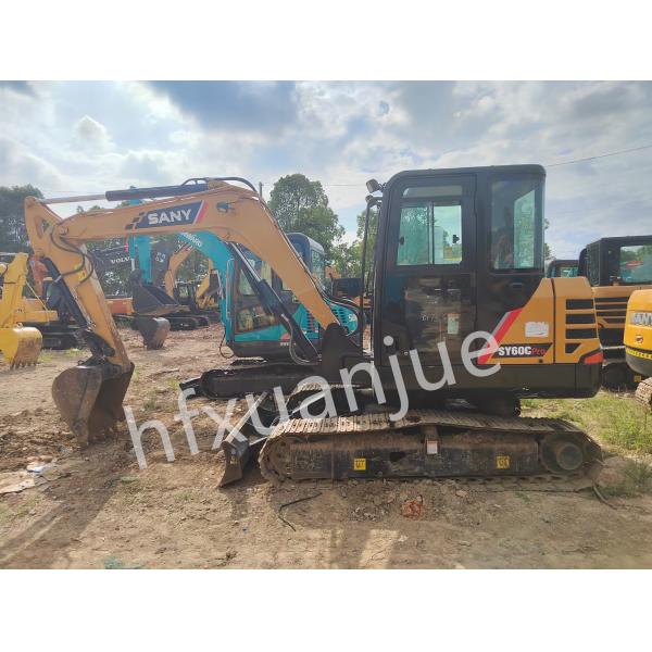 Sany 60C Used Mini Excavator Hydraulic System For Earthmoving