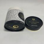 Eco Cylindrical Paper Box CMYK Printing Gold Stamping For Gift Package