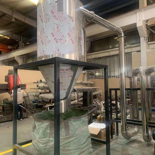 500kg/H Chip PET Plastic Recycling Recycling Line 14mm Finished