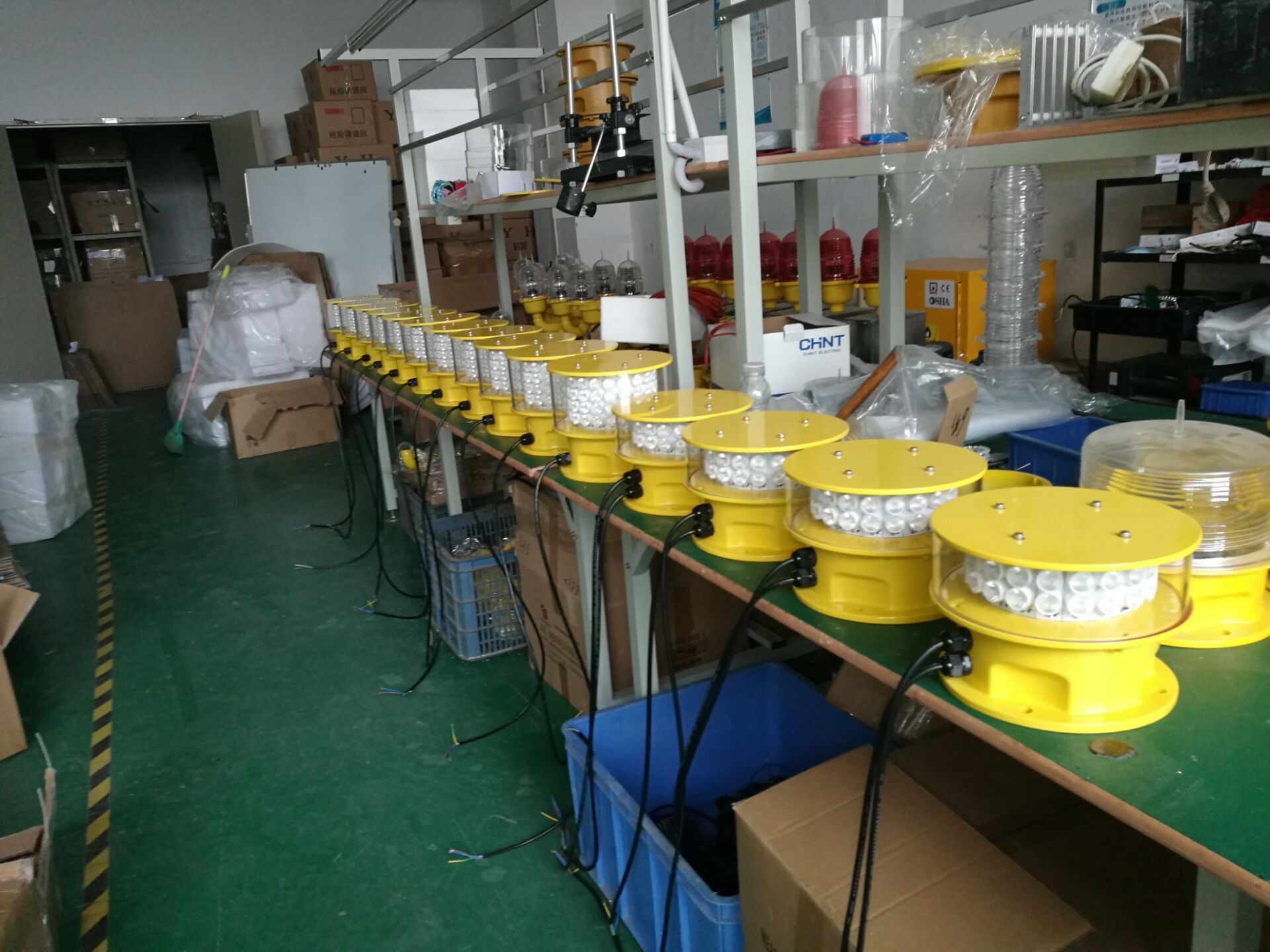 Marking Towers Aircraft Warning Light IP Rating 65 And Red Color Temperature