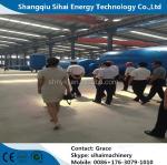 Eco-friendly Waste Tyre Recycling to Diesel Pyrolysis Plant 300sqm Area Required