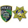 Buy cheap No Backing 120D Police Embroidered Patch With Die Cut Border from wholesalers