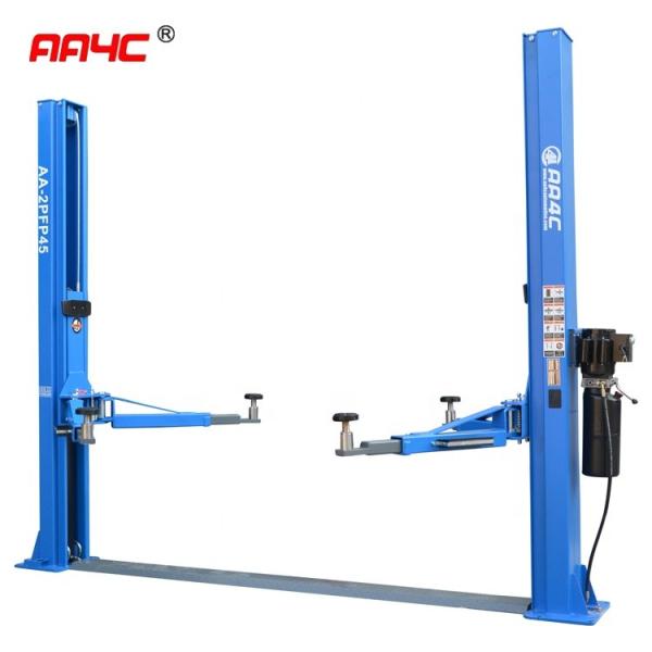 10000lbs Floorplate 2 Post Car Lift Car Parking Auto Two Post Lift 4.5T 8 Folded