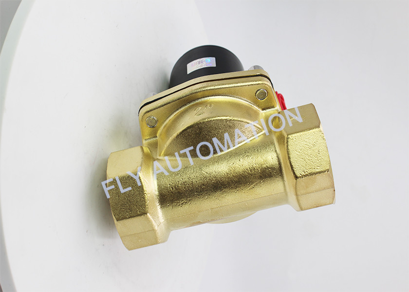 UW-50 Electric Water Valve Normally Closed 2W G2" Brass 2/2 Way AC220V UNID