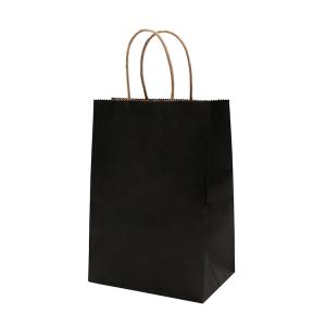 Wholesale Uncoated 100gsm - 150gsm Handle Paper Bags 8 Color Flexo Printing from china suppliers