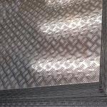 1050 1060 3003 Big Small 5 Bars Diamond Aluminum Trailer Flooring Checked Plate