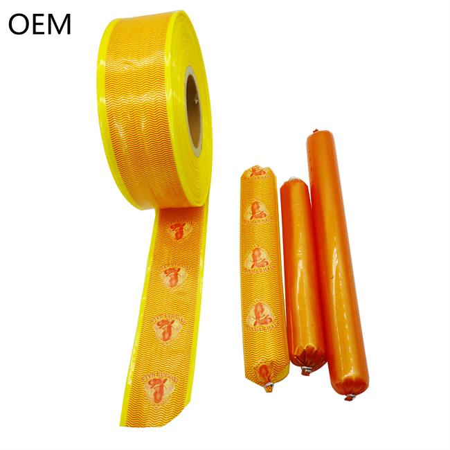 Polyamide casings Wholesale Meat Packaging OEMflexography printing brand packaging plastic casings