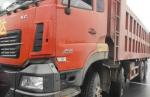385HP Red Color Used Heavy Duty Trucks , Diesel Second Hand Dumper Truck