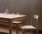 Handcrafted Ballot Fiberglass Dining Chair Tactile And Versatile Design