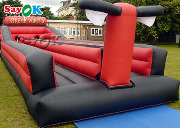 Interactive Inflatable Games PVC Bungee Run Inflatable Sports Games Commercial