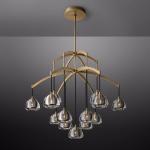 Indoor 48'' Diam Custom Hotel Lighting Chandelier 110v-240V
