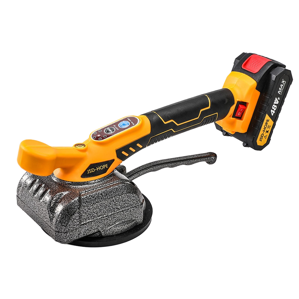 Industrial High-Power Cordless Tile Laying Machine 21V Rechargeable Battery Paving Slab Floor Wall Brushed Motor
