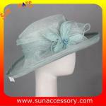 Elegant fancy Church sinamay hats for ladies ,Sinamay wide brimhats