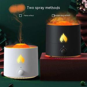China Medusa Flame Incense Heavy Fog Smoke Ring Table Top Essential Oil Perfumer Home Wholesale Essential Oil Volcano Humidifier on sale