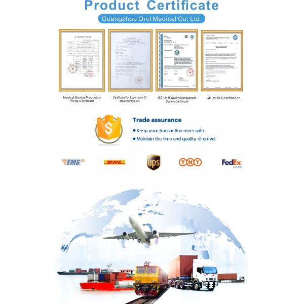 Medical Disposable Silicone Stomach Tube 120cm / Fr6-Fr22 Sizes Gastric Tube